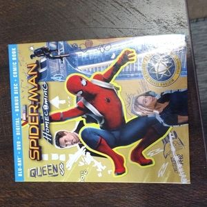 Spider-Man Homecoming Blu-ray, DVD, & Bonus Disc, + Comic Book, No Digital Code